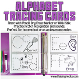 Alphabet Cards - Tracing, Wikki Stix, Reading, Flash Cards