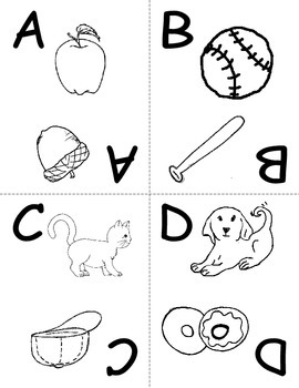 Alphabet Cards With Pictures by Maritza Good Idea | TPT