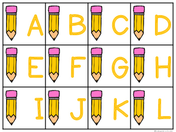 Alphabet Cards - Year Long BUNDLE by Kindergarten is Grrreat | TpT