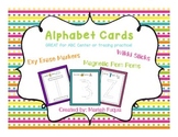 Alphabet Cards-for Wikki Sticks and other manipulatives