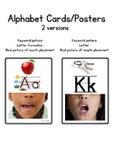 Alphabet Cards with REAL Picture Mouth Placements & Letter