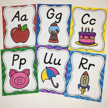 alphabet posters dnealian style by adventures in kinder and beyond