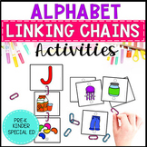 Alphabet Cards Linking Chains: Fine Motor Activity - Math 