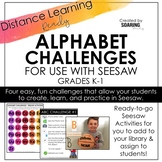 Alphabet Challenges | For Use with Seesaw