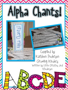 Alphabet Chants! by Growing Kinders | TPT