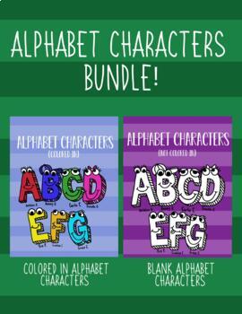 Preview of Alphabet Character Bundle