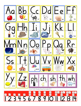 Alphabet Linking Charts: Handwriting Without Tears-style ...