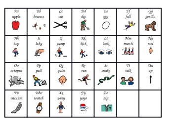 Preview of Alphabet Chart