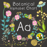 Alphabet Chart - Botanical Themed