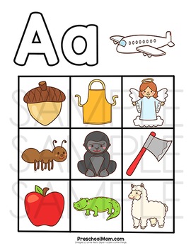 alphabet charts by preschool mom teachers pay teachers