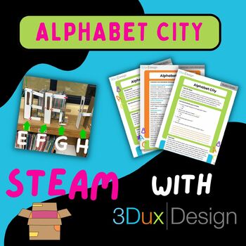 Preview of Alphabet City STEAM project for k-2