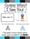 Alphabet Class Name Book | All About Me