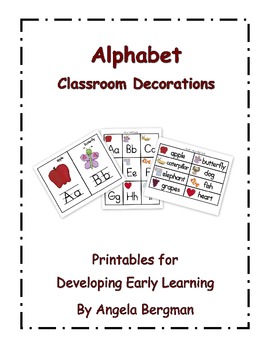 Preview of Alphabet Classroom Decorations