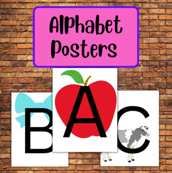Alphabet: Classroom Posters by West Way of Thinking | TPT