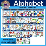 Alphabet Clip Art Bundle, Variety Pack, Starter Set, Mega Bundle