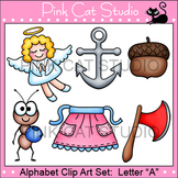 Alphabet Clip Art: Letter A - Phonics Clipart Set - Person