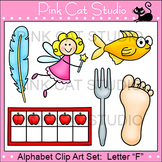 Alphabet Clip Art: Letter F - Personal or Commercial Use