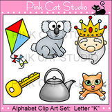 Alphabet Clip Art: Letter K - Phonics Clipart Set - Person