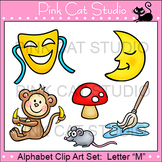Alphabet Clip Art: Letter M - Phonics Clipart Set - Person