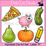 Alphabet Clip Art: Letter P - Phonics Clipart Set - Person