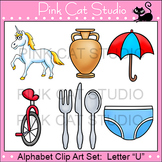 Alphabet Clip Art: Letter U - Phonics Clipart Set - Person