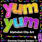 Alphabet Clip Art Letters - Donut Design | Bulletin Board Letters