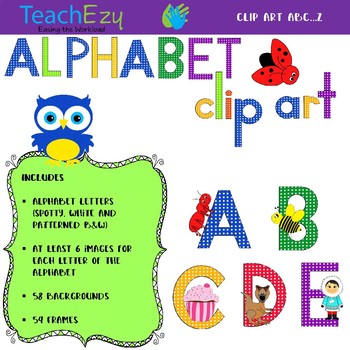 Preview of Alphabet Clip Art Mega Bundle