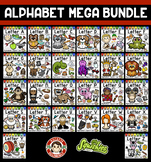 Alphabet Clip Art Mega Bundle {Squishies Clip Art}