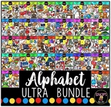 Alphabet Clip Art Ultra Bundle {Educlips Clipart}