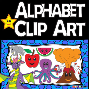 Alphabet Clip Art and Flash Cards by Capu Kids | TPT