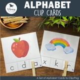 Alphabet Clip Cards