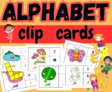 Alphabet Clip Cards - Alphabet Activity for Preschool, Pre