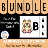 Alphabet Clip Cards Nonseasonal Bundle