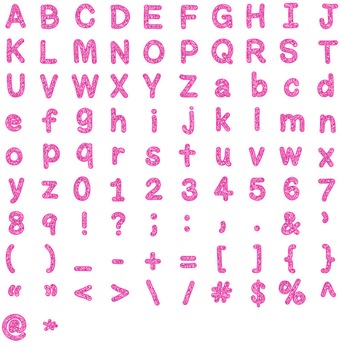 Alphabet Clipart - Pink Glitter by Graphics by Crystal | TPT