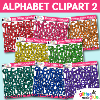 Preview of Alphabet Clipart Bundle: 8 Packs of Letter Graphics