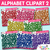 Alphabet Clipart Bundle: 8 Packs of Letter Graphics