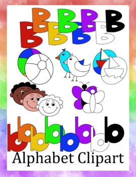 Alphabet Clipart- Complete Set by Made by Mrs M | TpT