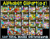 Alphabet A-Z Clipart BUNDLE (commercial use)