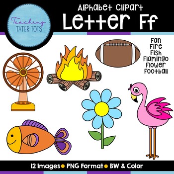 Preview of Alphabet Clipart- Letter F