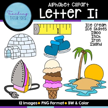 Preview of Alphabet Clipart- Letter I