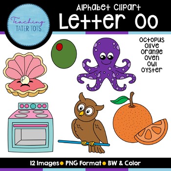 Preview of Alphabet Clipart- Letter O