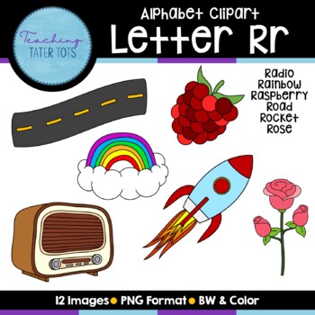 Preview of Alphabet Clipart- Letter Rr