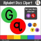 Alphabet Clipart, Letter Tiles - Movable - PRIMARY COLORS