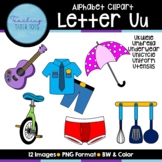 Alphabet Clipart- Letter U