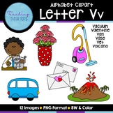 Alphabet Clipart- Letter V