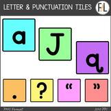 Alphabet Clipart, Letters & Punctuation - Moveable - PASTELS