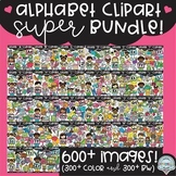 Alphabet Clipart SUPER Bundle! {$117 value!}