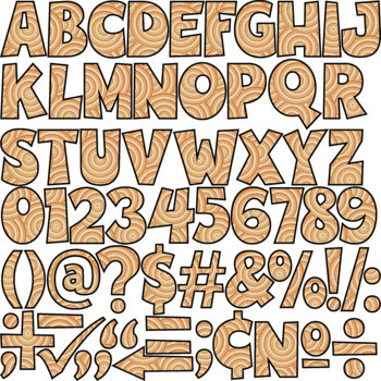 Alphabet Clipart Set - Letters/Numbers/Symbols - AUSTRALIAN INDIGENOUS ...