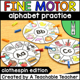 Fine Motor Activities: Beginning Sound Clothespin Activities