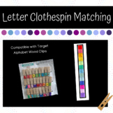 Alphabet Clothespin Letter Matching - FREE